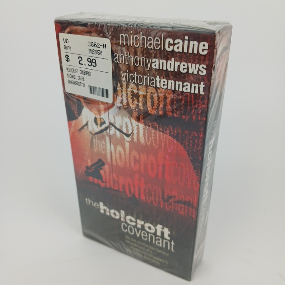 The Holcroft Covenant (VHS, 1994) Michael Caine Brand New Sealed